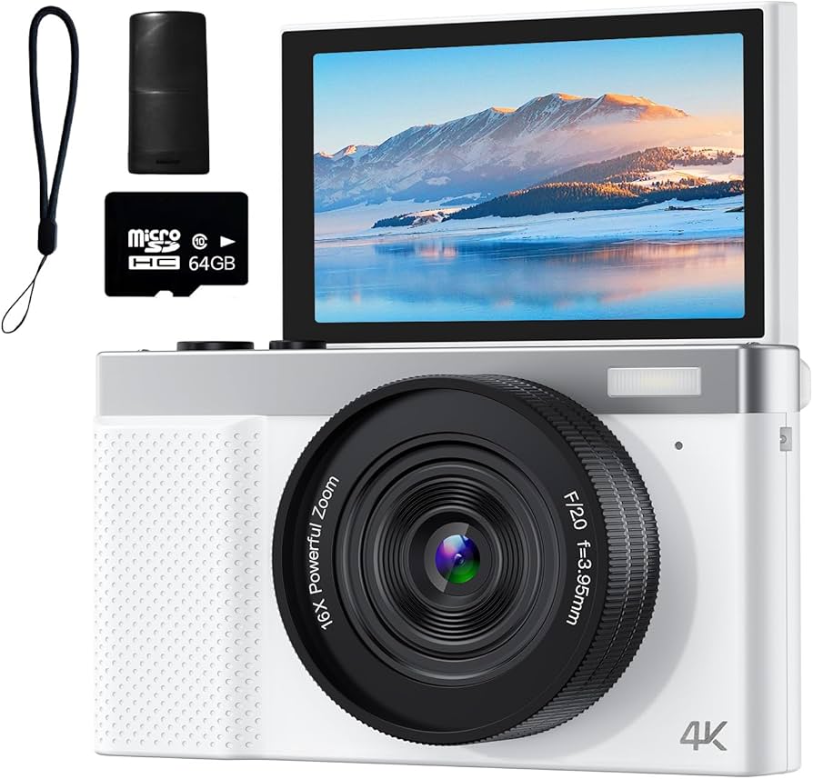 Amazon.com : 4K Digital Camera, 64MP Vlogging Camera for